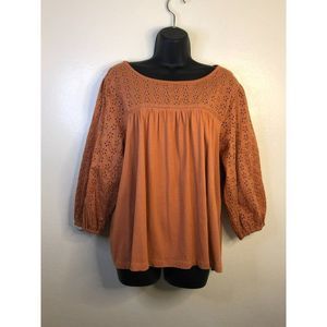 J Crew Orange XL Top